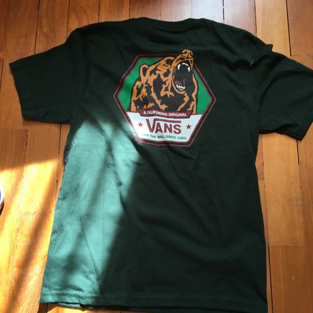 Vans california bear shirt deals