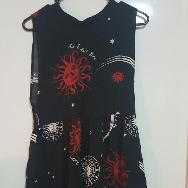 sun and moon playsuit