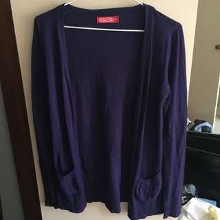Purple Cardigan