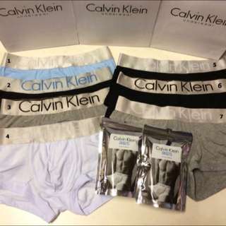 ‪［促銷免運費活動開跑🎉］Calvin Klein 萊卡純棉四角褲‬ 買5件只要NT.1000元🎉