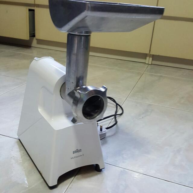 Braun Multiquick3 meat mincer, TV & Home Appliances, Kitchen Appliances