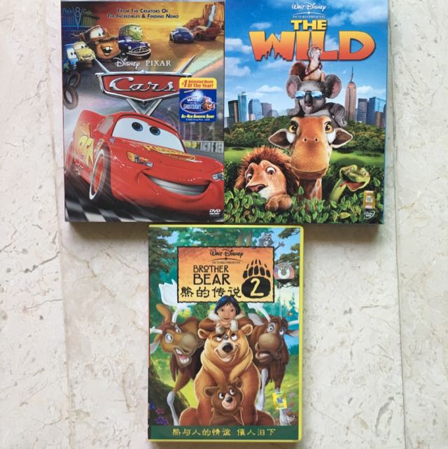 Disney Pixar Animation DVD/BluRay bundle, Music & Media ...
