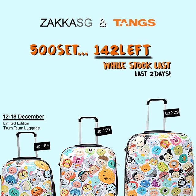 tsum tsum luggage