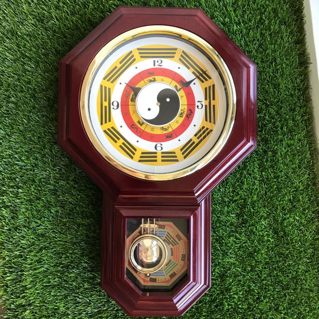 Wall Clock Feng shui, Furniture & Home Living, Home Decor, Clocks on