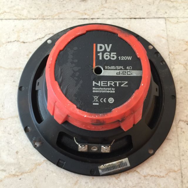 Hertz DCX 165 & DV 165 Component Speaker, Car Accessories on Carousell