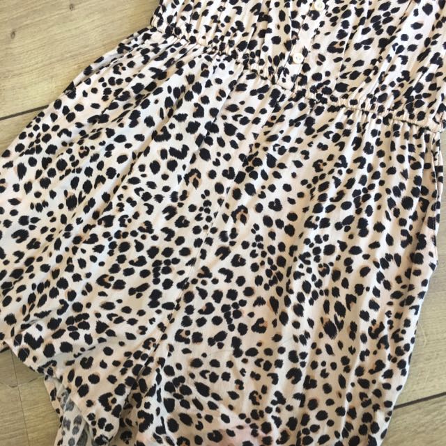 H M Divided Leopard Print Romper Women s Fashion Dresses Sets