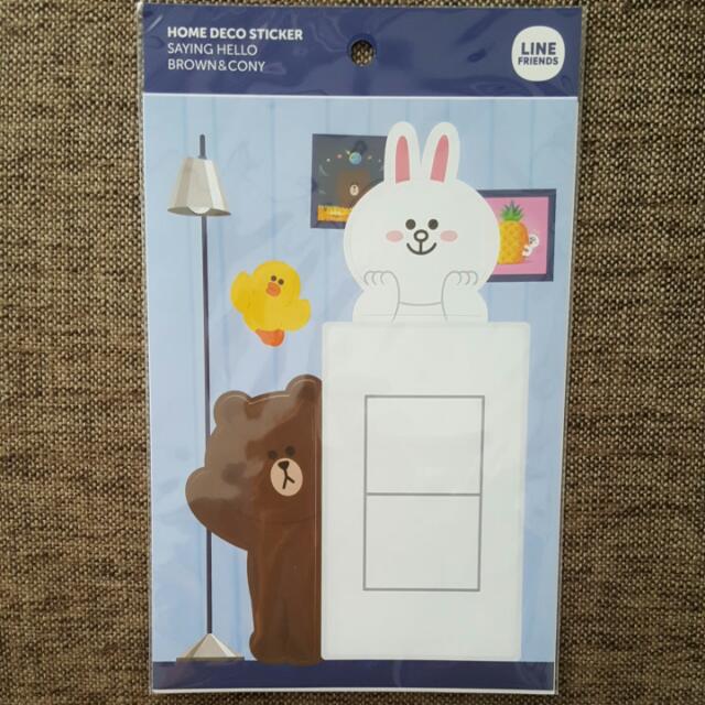 Line Friends Home Decor Sticker Furniture Home Decor On Carousell