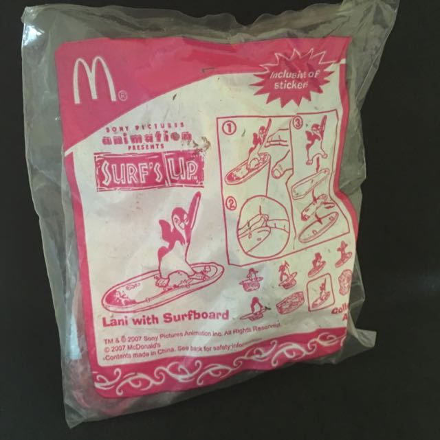 Mcdonald S Surfs Up Lani And Surfboard Hobbies Toys Toys Games On Carousell
