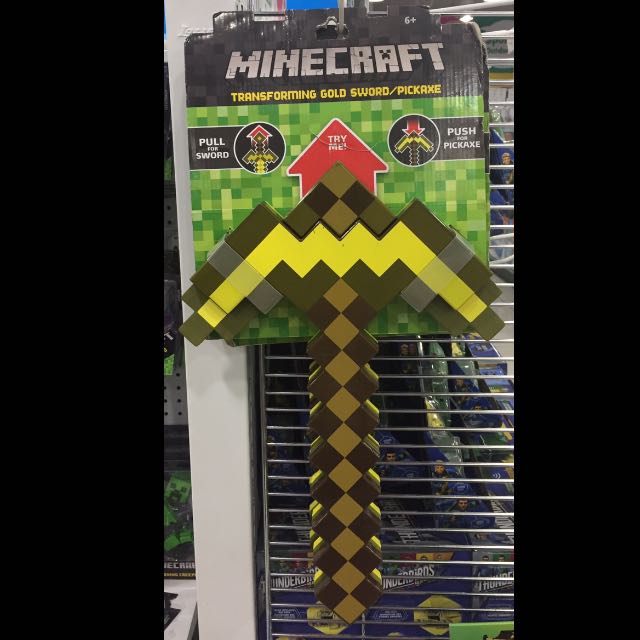 Minecraft Transforming Sword Toys Games Bricks Figurines On Carousell
