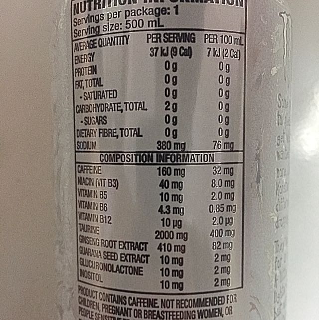 Sugar Free Monster Energy Zero Ultra 4x500ml