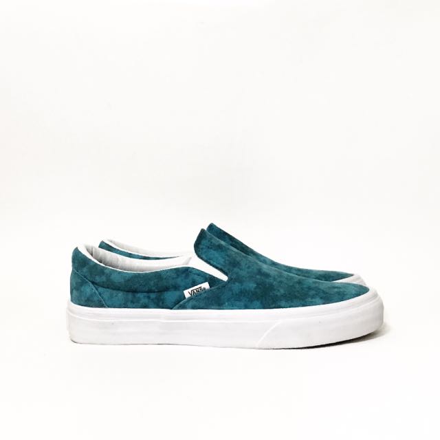 Vans marble suede slip on discount