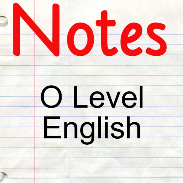 O Level English 1128 Latest Syllabus Notes Secondary 3 4 English Notes 2017, Books