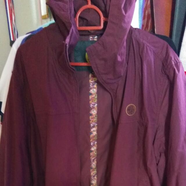 Pretty Green Burgundy Festival Jacket