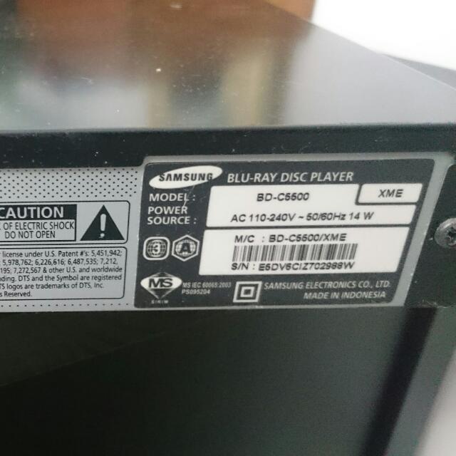 Samsung BD C5500 Bluray Player With Smart TV, TV & Home Appliances, TV