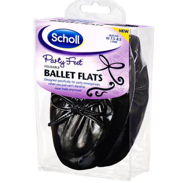 scholl foldable ballet flats