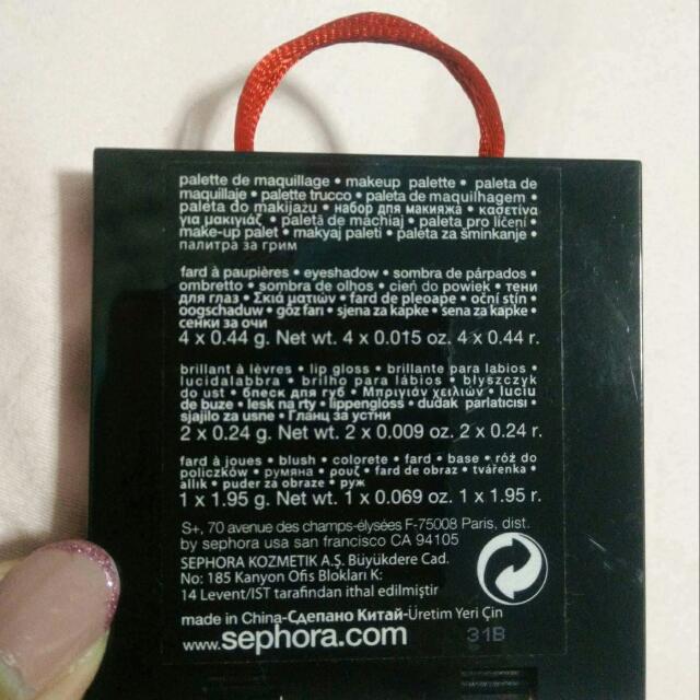 SEPHORA Makeup Palette (Category: Makeup) located in Georgetown. Submitted by ohsoamazing (Listing ID 84080098, Image 3). Description: .