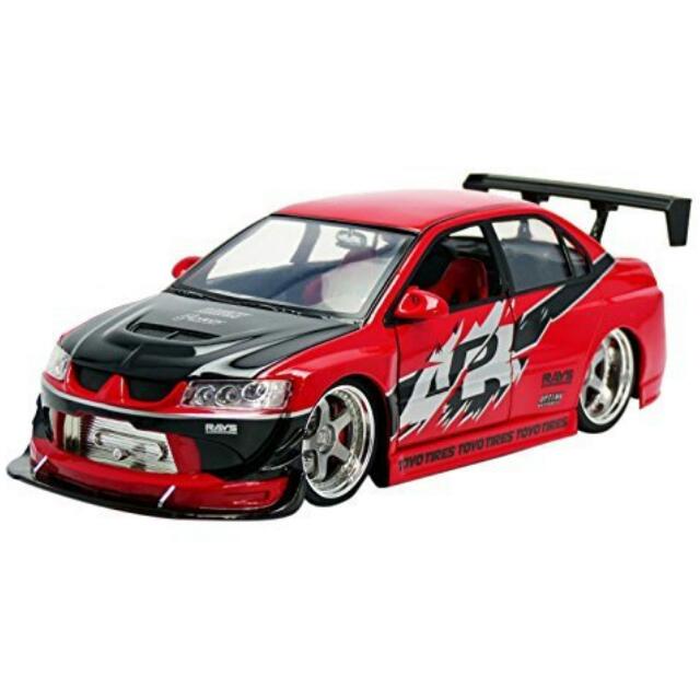 Super Rare 1:18 SEAN'S MITSUBISHI LANCER EVO VIII By Jada Fast And