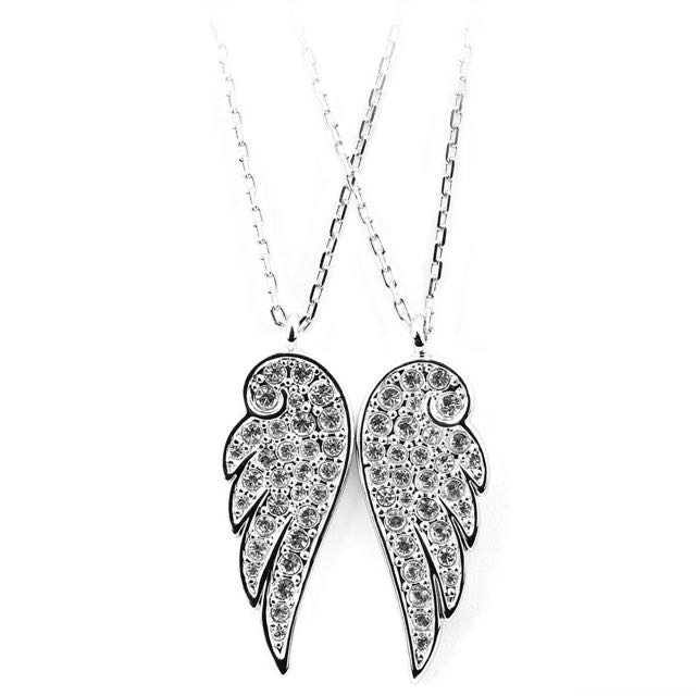 Swarovski Duo Wings Necklace Set