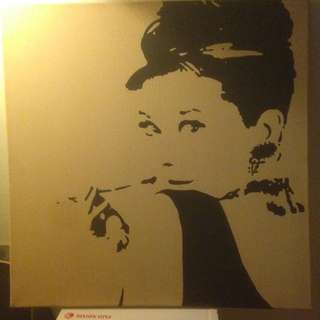 Audrey Hepburn Picture (Ready To Hang)