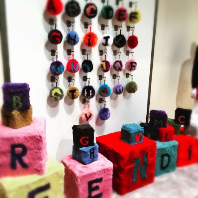 Fendi alphabet 2025 charm