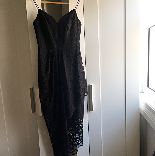 Forever new 2025 black lace dress