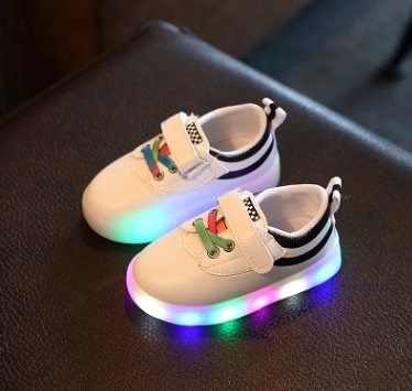 GUCCI INSPIRED LIGHT UP SHOES BLACK 