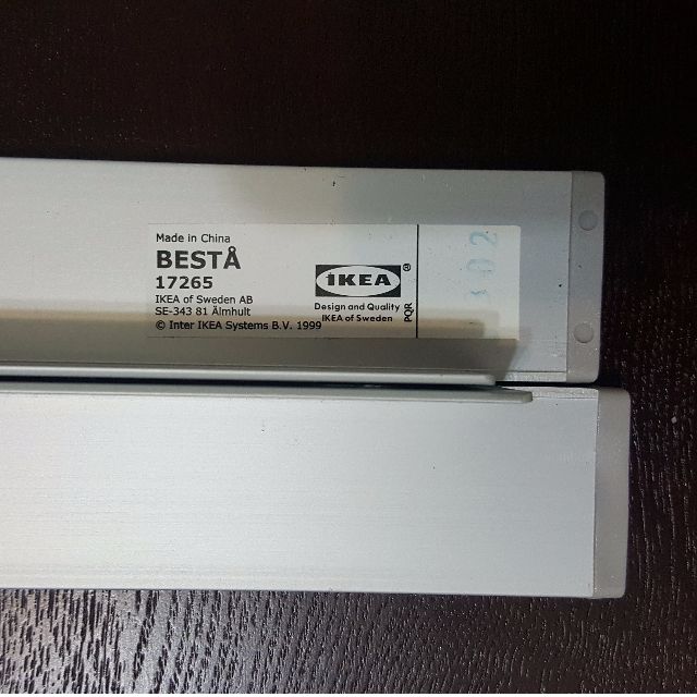 Ikea Besta BestÅ Rail For Sliding Door 120cm Furniture Shelves Share This Listing