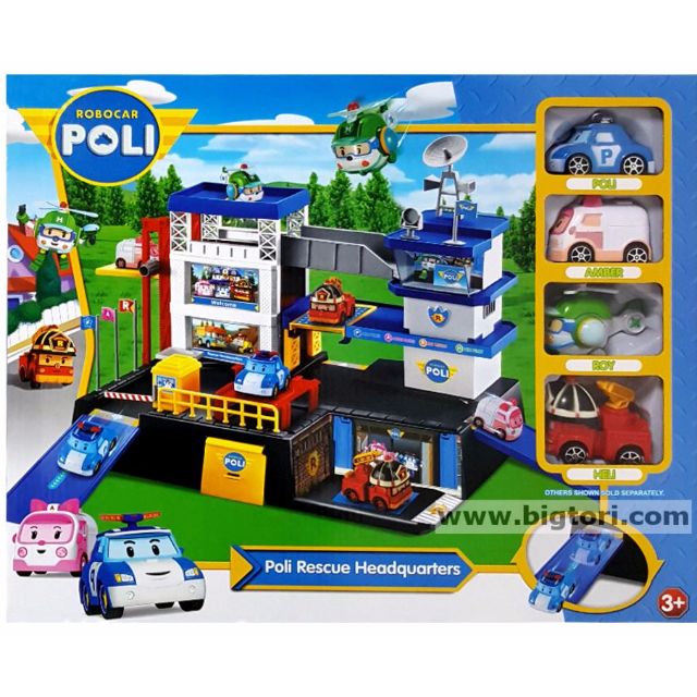 Robocar poli deals playset