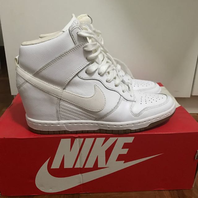 White nike wedges outlet