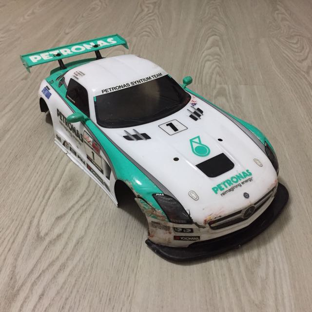 Petronas Mercedes AMG 1/10th Scale Tamiya RC Bodyshell, Hobbies & Toys ...