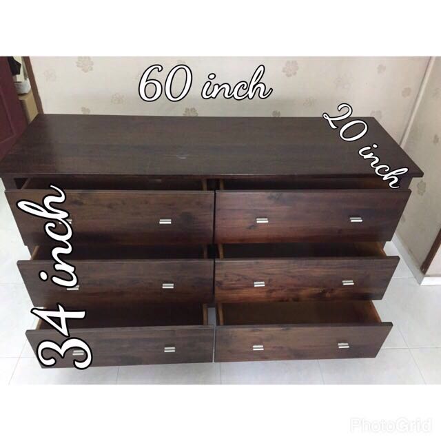 Picket & Rail Solid Wood Drawer Chest, Furniture & Home Living