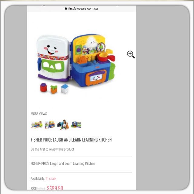 Preloved Fisher Price Laugh And Learn Learning Kitchen Not Little