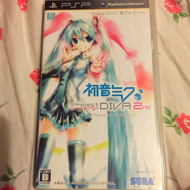 PSP GAME 初音未來初音ミクProject DIVA 2nd, 電子遊戲, 遊戲機配件