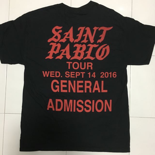 Saint Pablo Tour Mech Tee Men S Fashion Clothes On Carousell