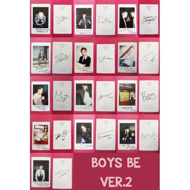 Get Wallpaper Seventeen Boys Be Photocard Replica Set Ver 2 Entertainment K Free