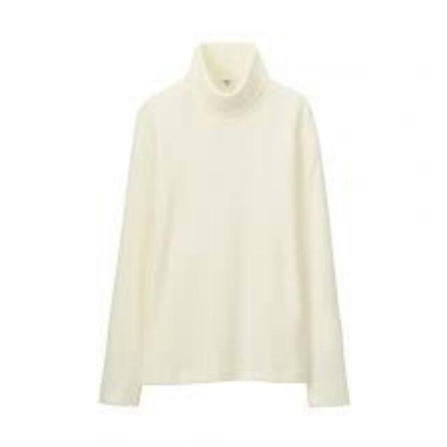 White fleece turtleneck sale