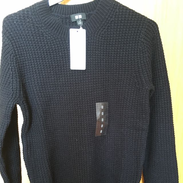 waffle sweater uniqlo
