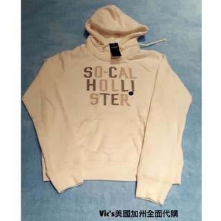 ✨過年清倉 Hollister 白色帽踢 S