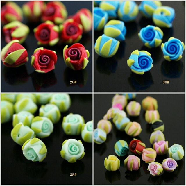 5 Pcs 3d Acrylic Nail Art Tips Polymer Clay Flower Nail Art Diy Decoration Health Beauty Hand Foot Care On Carousell
