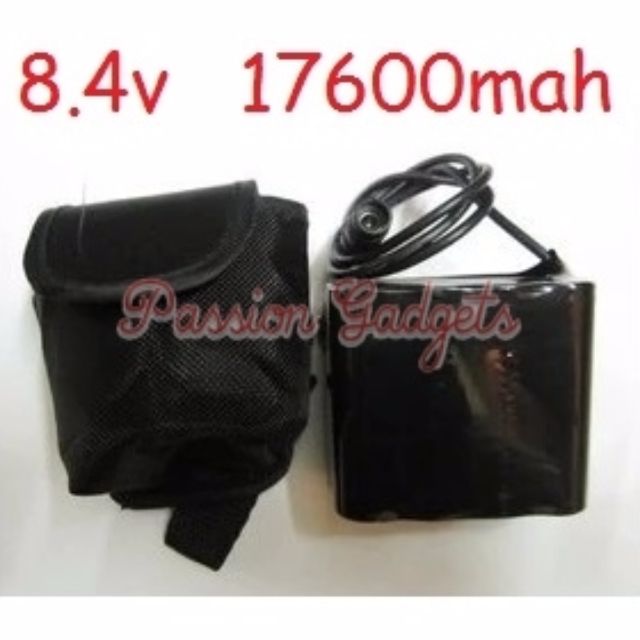8.4V 17600mAh Lithium Rechargeable Battery For Solarstorm X2 X3 T6 Vicmax Trustfire Mini Angel LED Lights