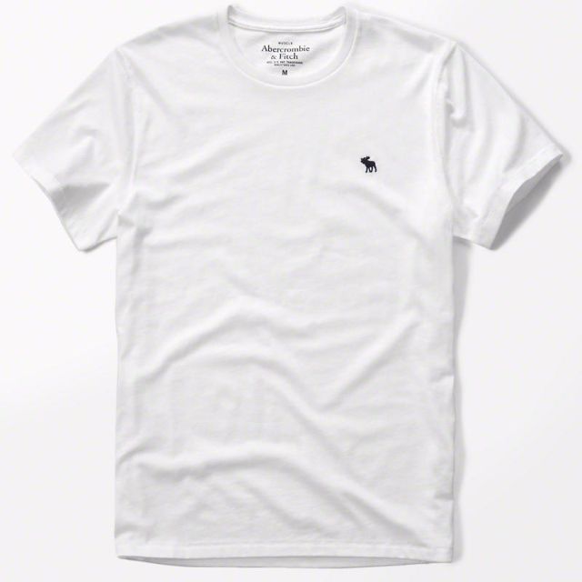 abercrombie and fitch white t shirt