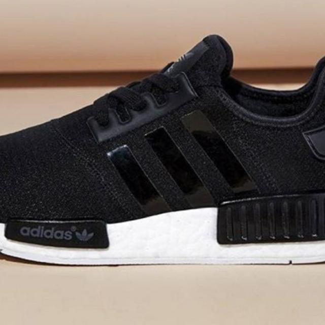 Adidas nmd r1 womens patent black clearance