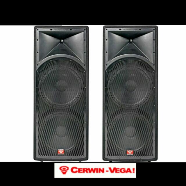 Cerwin-Vega INT-252 V2 1400-Watts 2x15 Inches Passive 2-Way Loudspeaker 