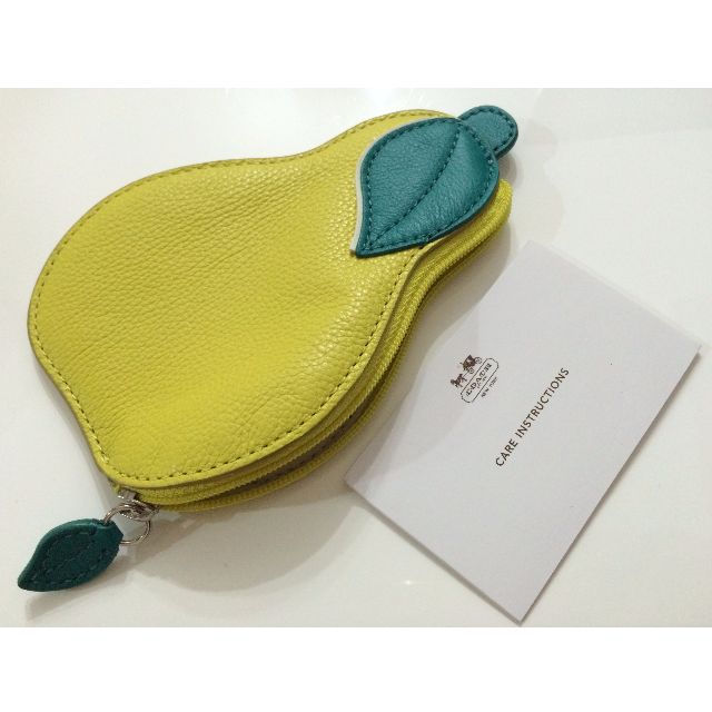 Coach lemon hotsell coin purse