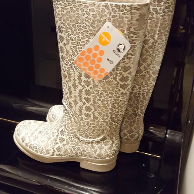crocs wellington boots