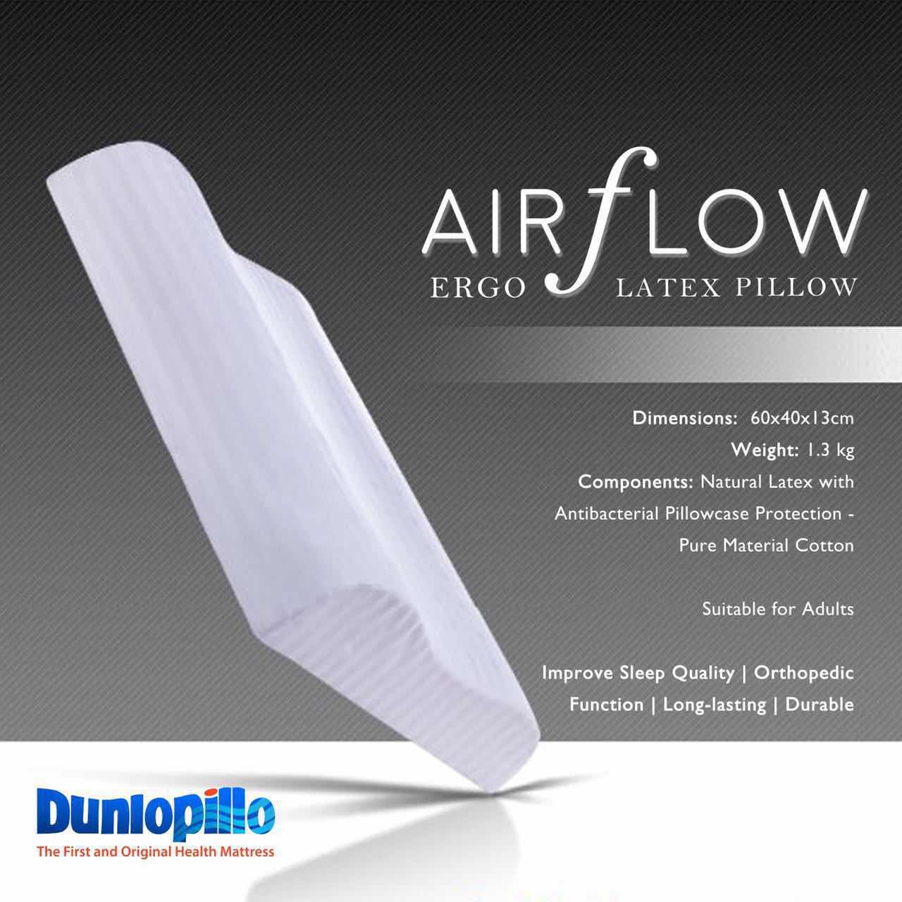 Dunlopillo ergo outlet latex pillow