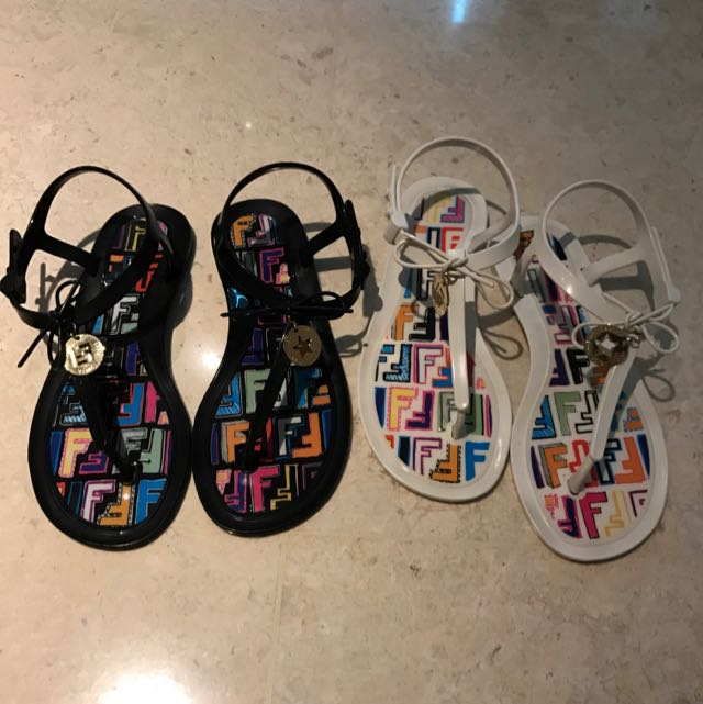 fendi jelly sandals