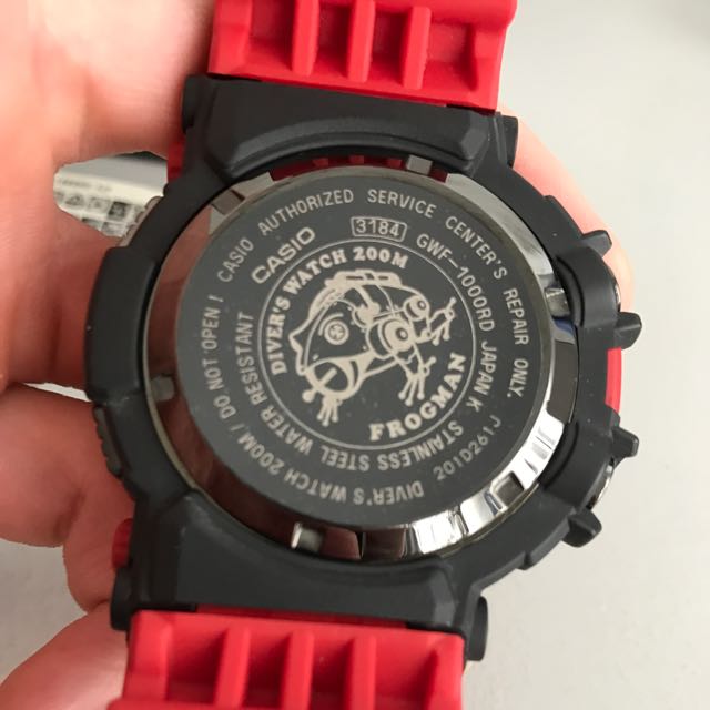 Gwf1000RD Burning Red Frogman Mobile Phones Gadgets Wearables Smart Watches on Carousell
