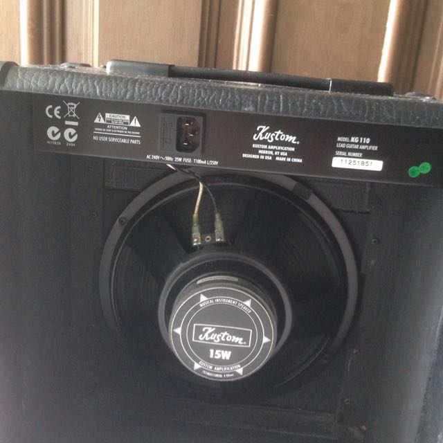 Kustom KG110 Amplifier, Hobbies & Toys, Music & Media, Music ...