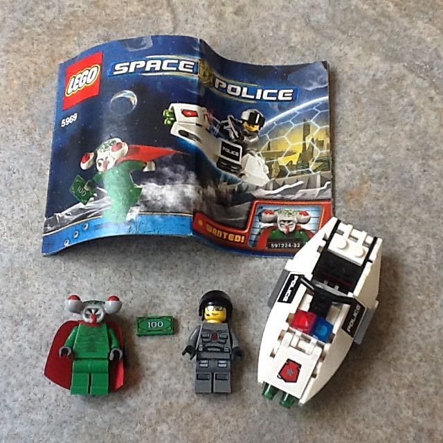 for sale online 5969 Lego Space Police 3 Squidman Escape 